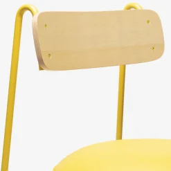 Chairs & More Bar Stools<Lena Sg-75 Yellow And Natural Ash Bar Stool By Designerd