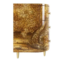 Fornasetti Dressers<Leopardo Curved Chest of Drawers