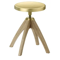 Ghidini 1961 Stools<Leporello Junior Stool with Light Oak Legs by Paolo Rizzatto