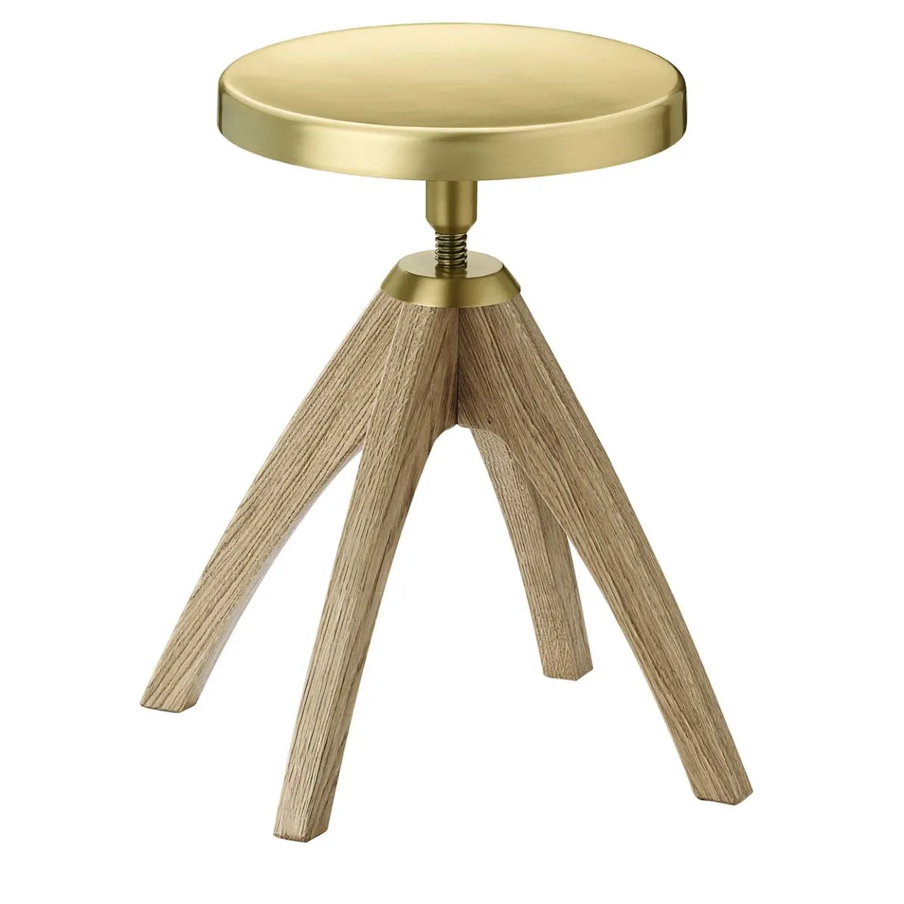 Ghidini 1961 Stools<Leporello Junior Stool with Light Oak Legs by Paolo Rizzatto