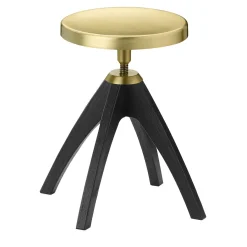 Ghidini 1961 Stools<Leporello Junior Stool with Dark Oak Legs by Paolo Rizzatto