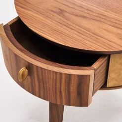 Casa Covre Nightstands<Lerici Round Canaletto Nightstand