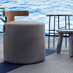 Exteta Ottomans & Poufs<Levante Beige T-Pouf by Massimo Castagna