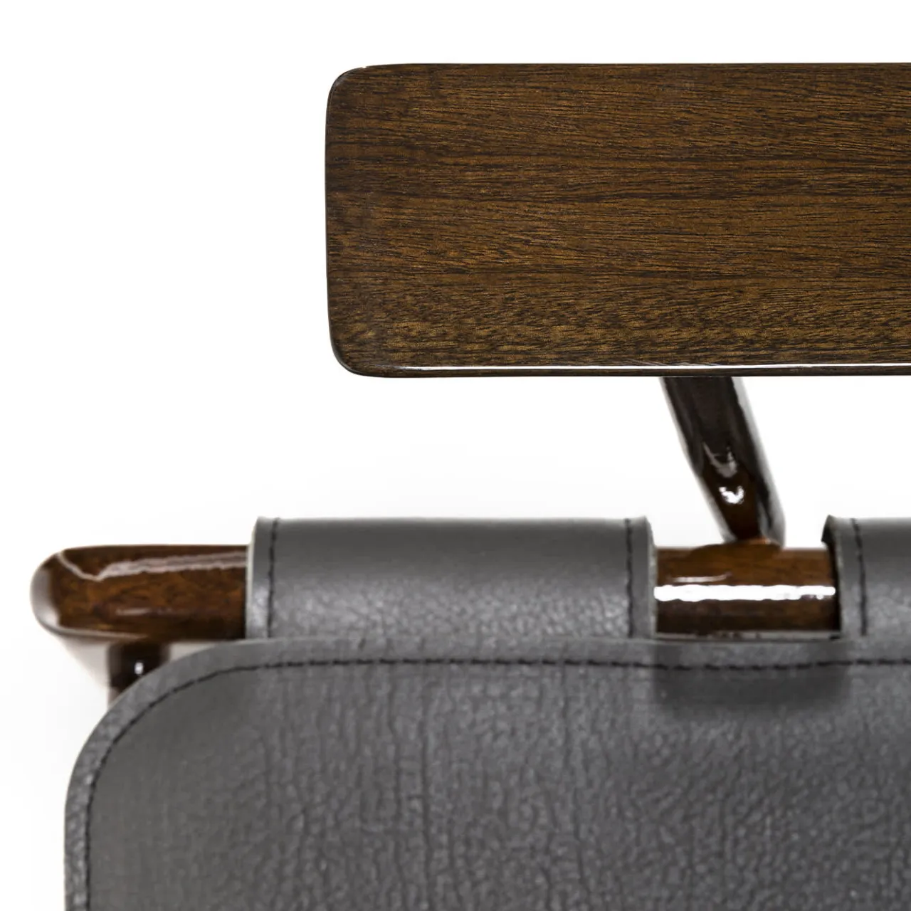 Exteta Chairs<Levante Dark Leather Chair by Massimo Castagna #6