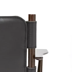 Exteta Chairs<Levante Dark Leather Chair by Massimo Castagna #6