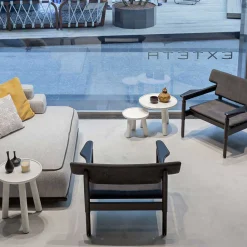 Exteta Chairs<Levante Dark Leather Chair by Massimo Castagna #6