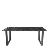 La Sartoria del Marmo by Lombardi Marmi Dining Tables<Levanzo Black Marquinia Dining Table