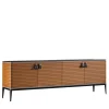 Meroni & Colzani Sideboards Buffets<Levanzo 4-Door Brown Sideboard