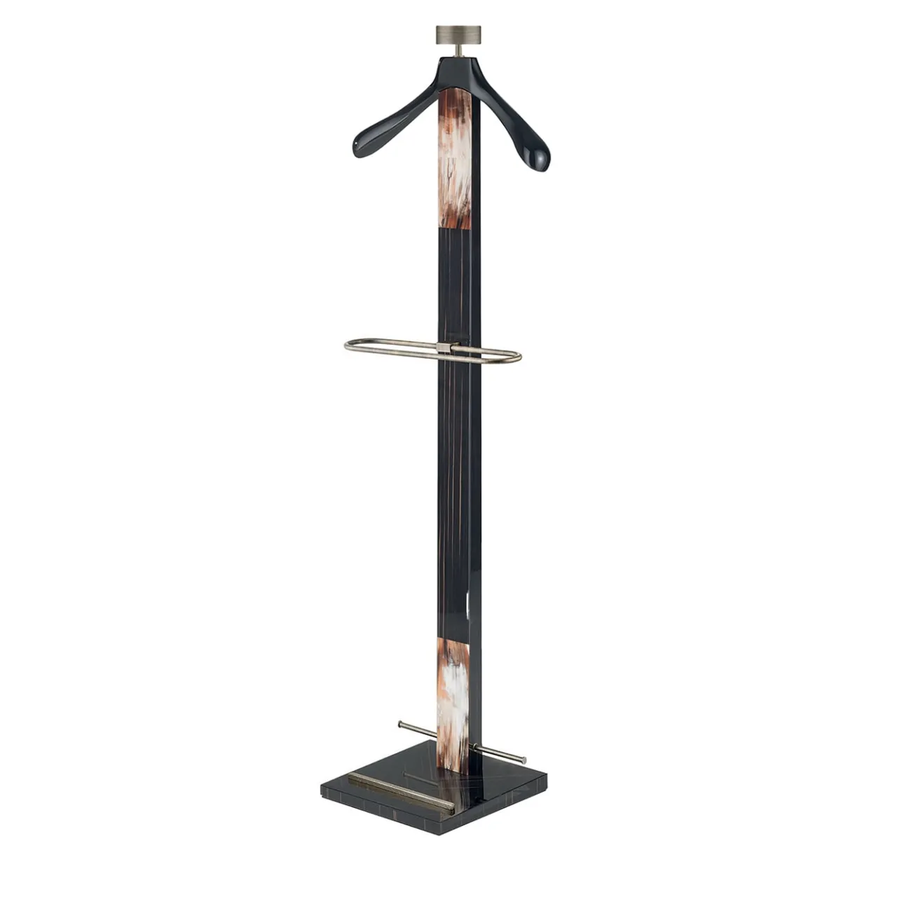 Arcahorn Coat Stands<Levanzo Ebony Valet Stand with Horn Inlays