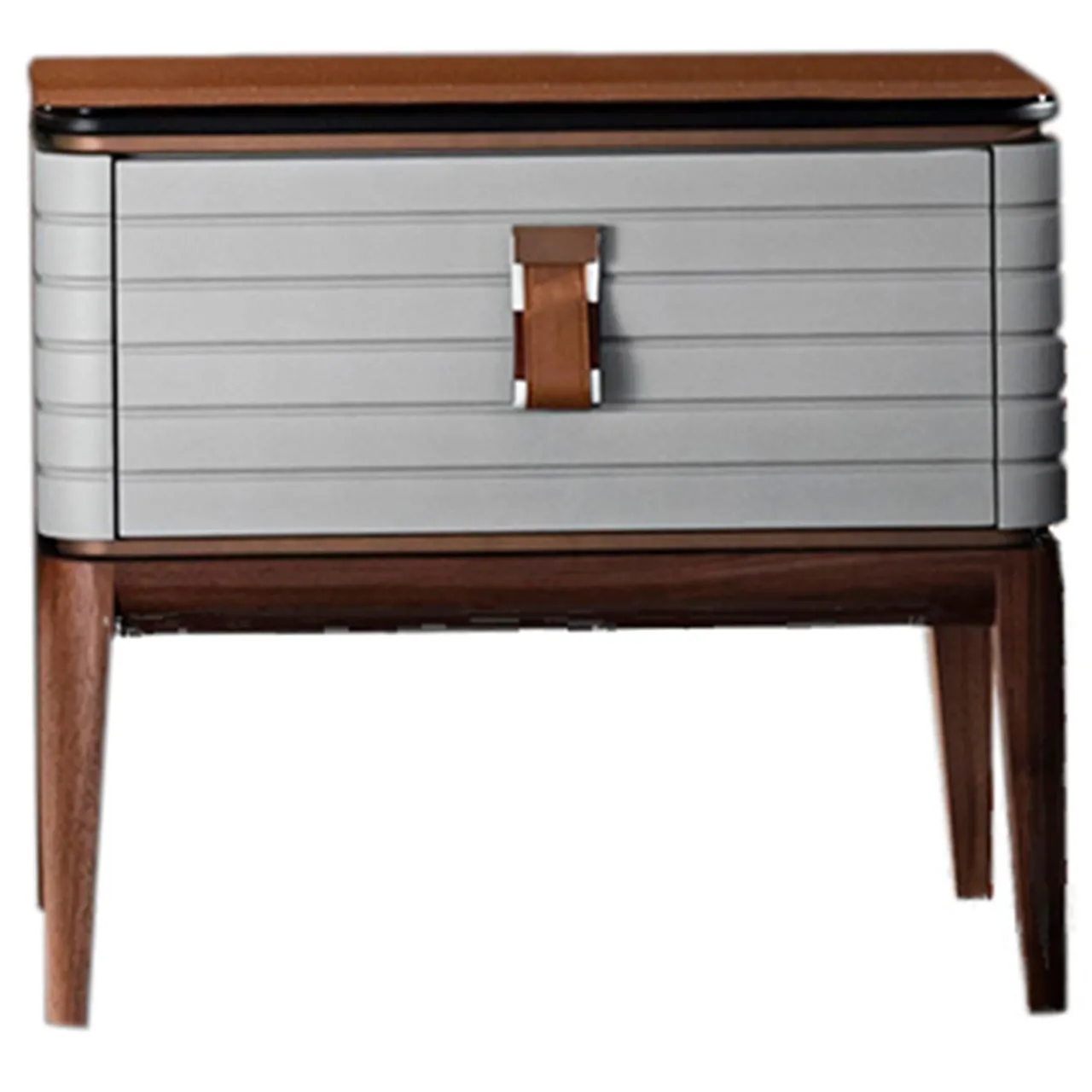 Meroni & Colzani Nightstands<Levanzo Gray Nightstand