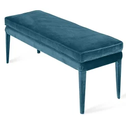 Biosofa Benches<LIBELLULA ECO Cloudy Blue Velvet Bench