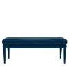 Biosofa Benches<LIBELLULA ECO Midnight Blue Velvet Bench