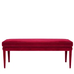 Biosofa Benches<LIBELLULA ECO Red Passion Velvet Bench