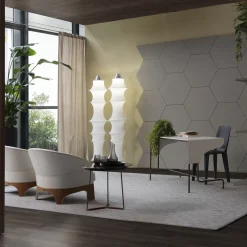Casa Covre Desk & Writing Tables<Libra Rectangular Ice White Leather and Metal Writing Desk
