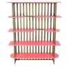 Medulum Bookcases<Lido Five-Tier Pink Wood Bookshelf