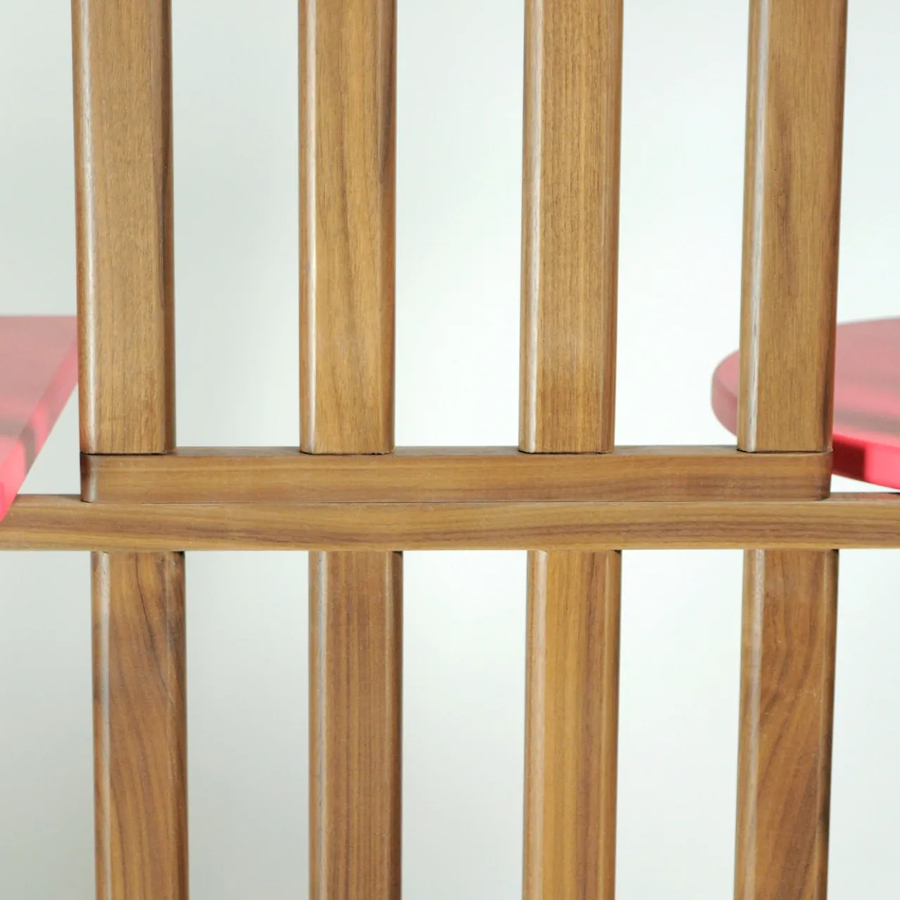 Medulum Bookcases<Lido Four-Level Pink Wood Bookshelf