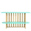 Medulum Bookcases<Lido Two-Tier Green Wood Bookcase
