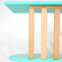 Medulum Bookcases<Lido Two-Tier Green Wood Bookcase