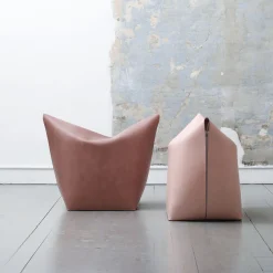 Tonucci Collection Ottomans & Poufs<Light Pink Mao Pouf by Viola Tonucci