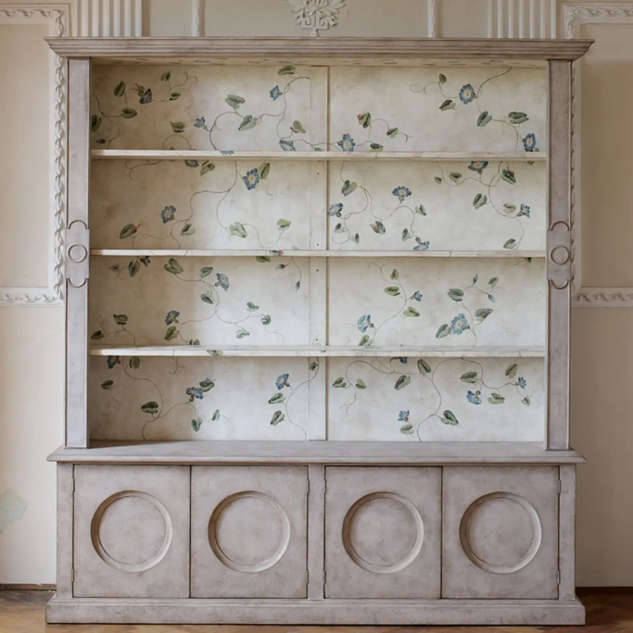 Porte Italia Bookcases<Light Taupe Morning Glory Bookcase