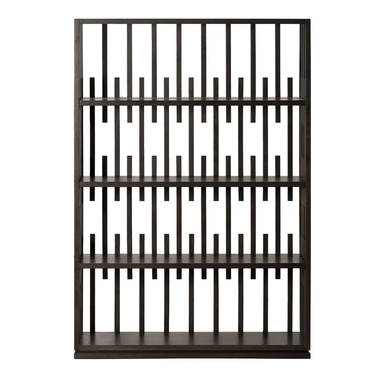 A&B Living Bookcases<Ligne Canaletto Walnut Wood Bookshelf