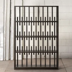 A&B Living Bookcases<Ligne Canaletto Walnut Wood Bookshelf