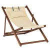 Il Giardino di Legno Outdoor Chairs & Stools<Lignes Ecru Adjustable Deck chair