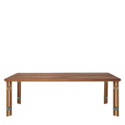 Il Giardino di Legno Outdoor Dining Tables<Lignes large wood Outdoor Dining Table