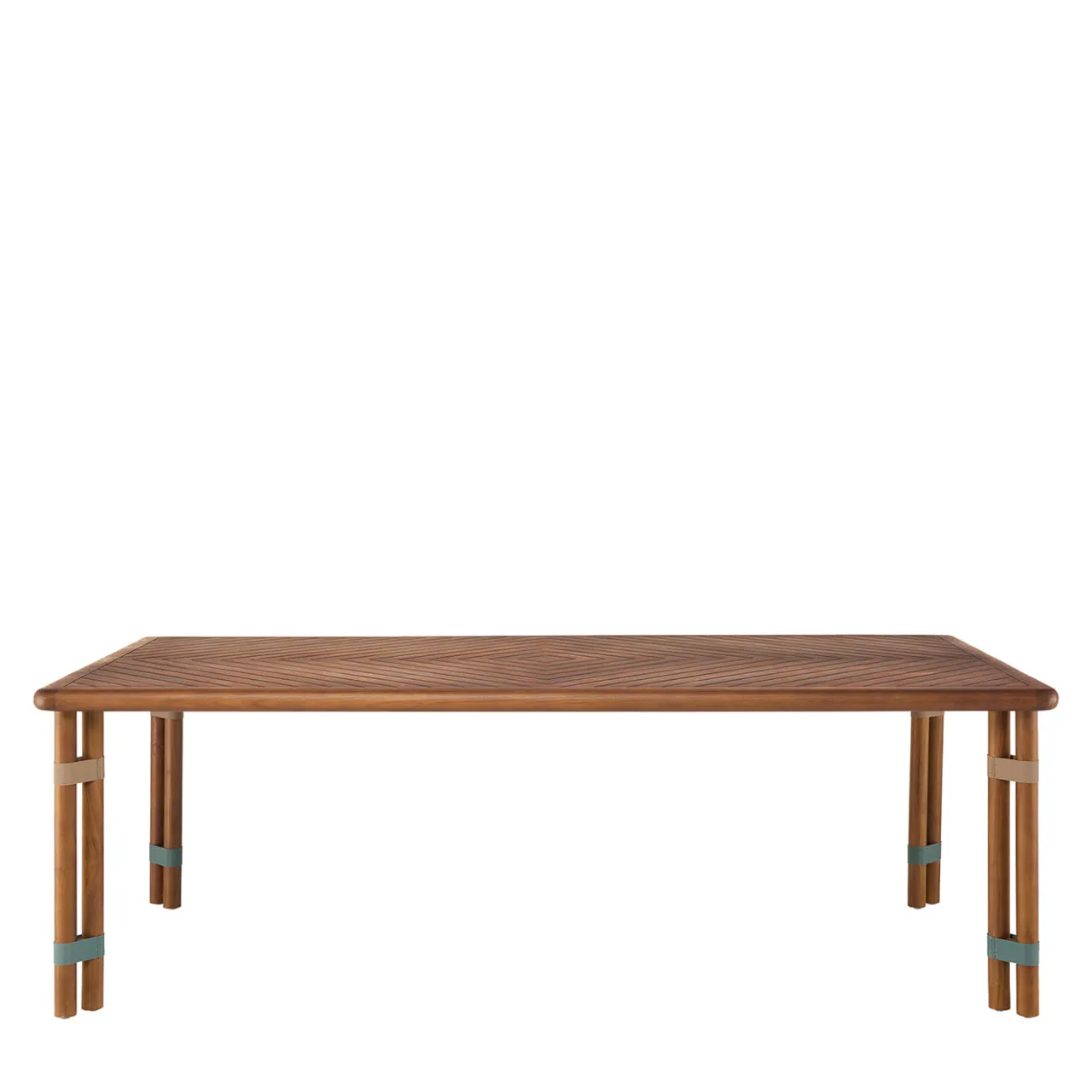 Il Giardino di Legno Outdoor Dining Tables<Lignes large wood Outdoor Dining Table