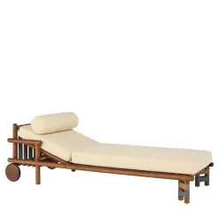 Il Giardino di Legno Outdoor Chaises & Daybeds<Lignes Outdoor wood sunlounger