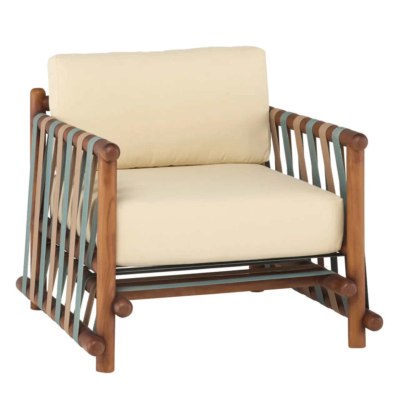 Il Giardino di Legno Outdoor Armchairs<Lignes wood outdoor Lounge chair