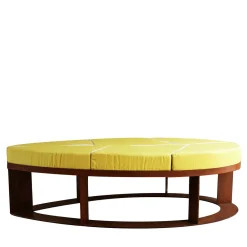 TrackDesign Outdoor Sofas & Benches<Lila Corten Steel Pouf