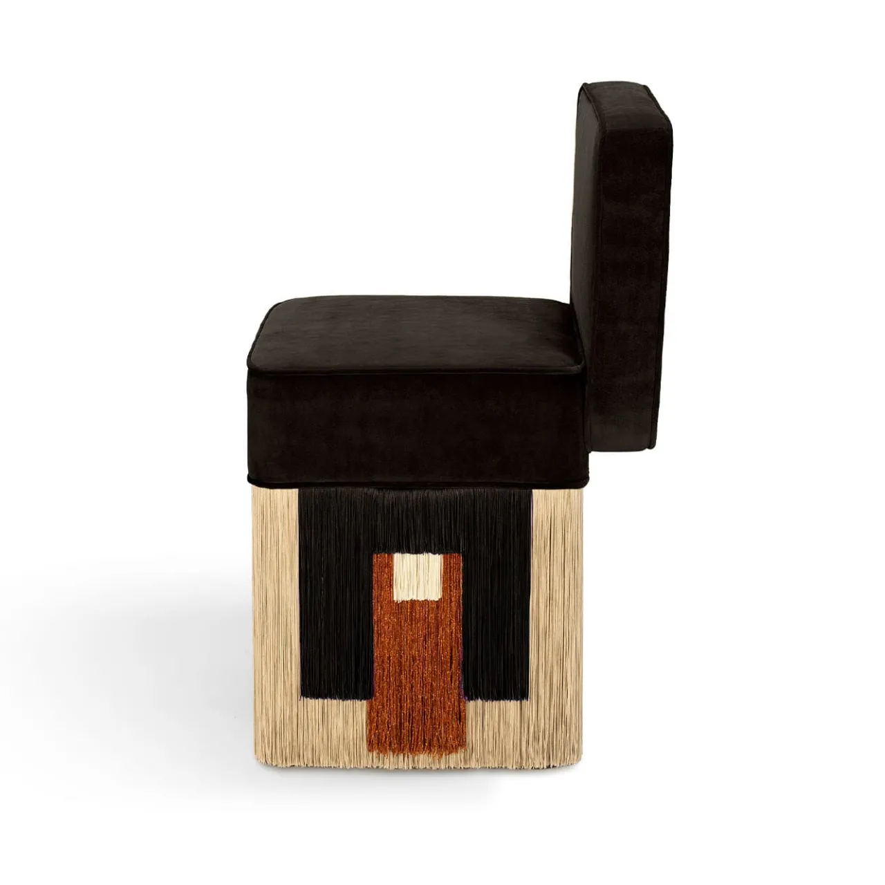 Lorenza Bozzoli Couture Chairs<Lilli Cleo Black Velvet Chair by Lorenza Bozzoli