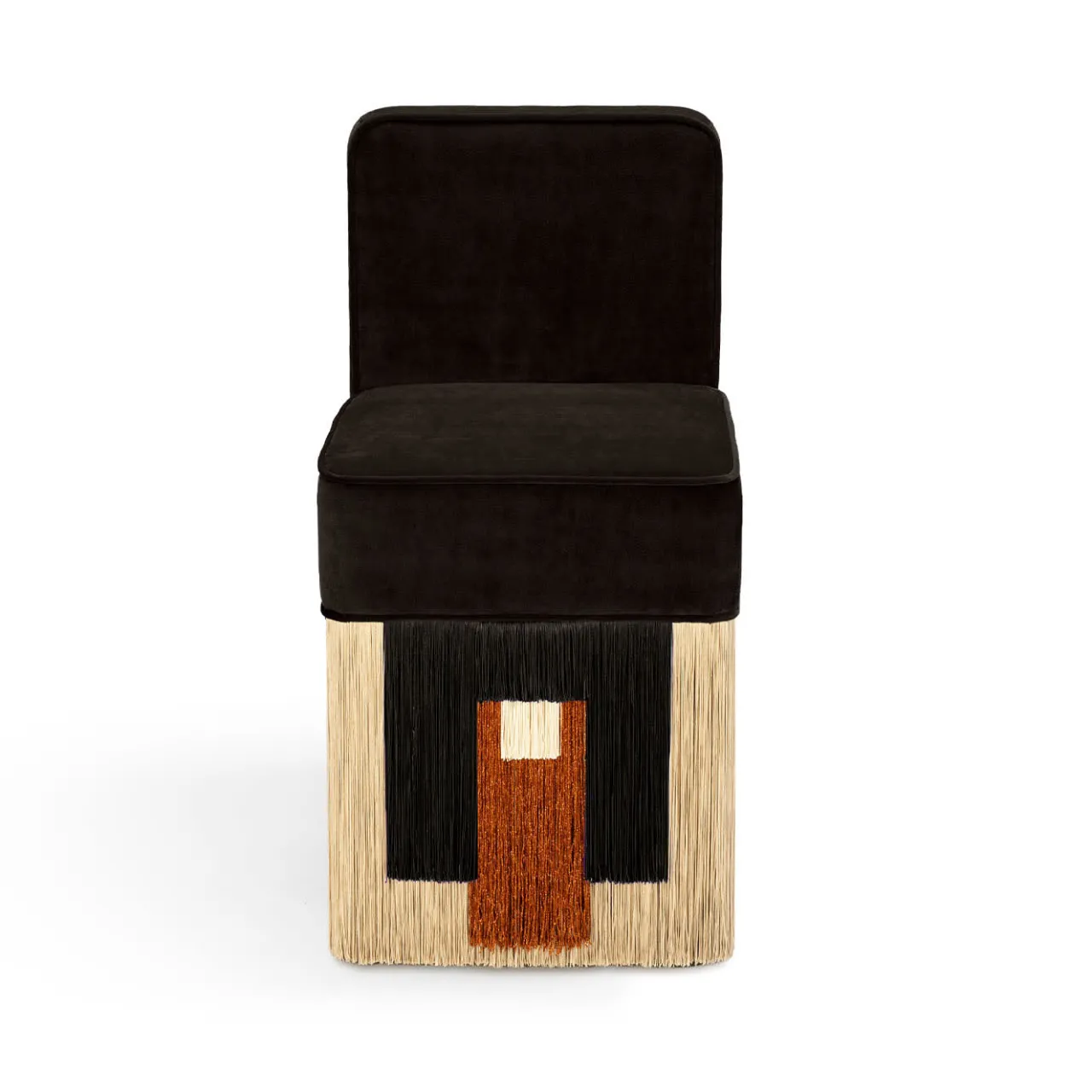 Lorenza Bozzoli Couture Chairs<Lilli Cleo Black Velvet Chair by Lorenza Bozzoli
