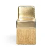 Lorenza Bozzoli Couture Armchairs<Lilli Gleaming Gold Metallic Leather with Lurex Fringes Armchair