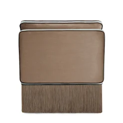 Lorenza Bozzoli Couture Lounge Chairs<Lilli modular light blue with Taupe fringes lounge armchair