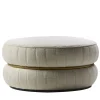 Black Tie Ottomans & Poufs<Lillo White Pouf
