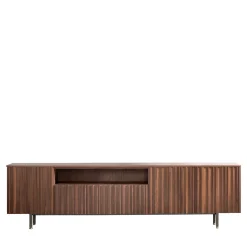 Pacini & Cappellini Sideboards Buffets<Line Ashwood Sideboard with Metal Base