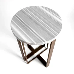 Splot Design Side Tables<Linea Fata Gray Marble Table