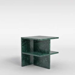 Carrara Home Design Nightstands<Linea Green Guatemala Marble Nightstand by Martage Collection