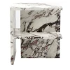 Carrara Home Design Nightstands<Linea Purple Calacatta Marble Nightstand by Martage Collection