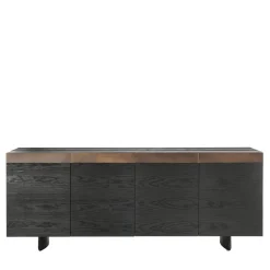Riva 1920 Sideboards Buffets<Linear Black Sideboard by David Knott