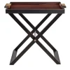 Arcahorn Serving Tables<Lipari Ebony Pliant Serving Table