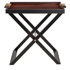 Arcahorn Serving Tables<Lipari Ebony Pliant Serving Table