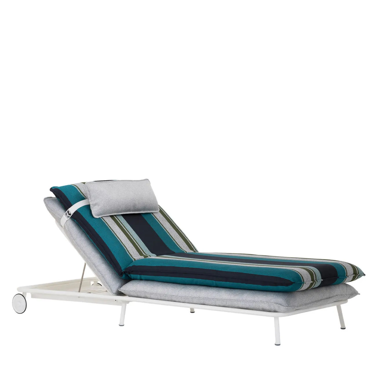 Sicis Outdoor Chaises & Daybeds<Lipari Ocean and Ivory Outdoor Sunbed