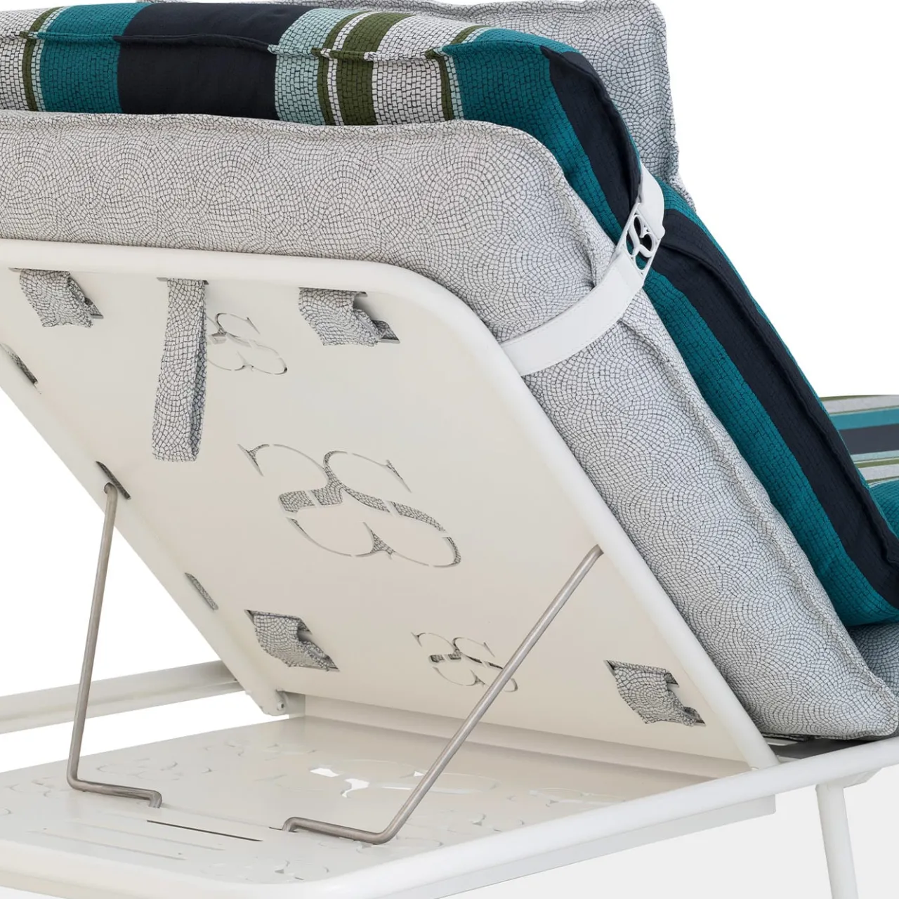 Sicis Outdoor Chaises & Daybeds<Lipari Ocean and Ivory Outdoor Sunbed