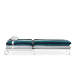 Sicis Outdoor Chaises & Daybeds<Lipari Ocean and Ivory Outdoor Sunbed