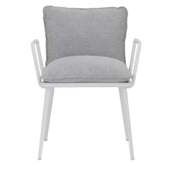 Sicis Outdoor Chairs & Stools<Lipari Outdoor Ivory Chair with Armrests