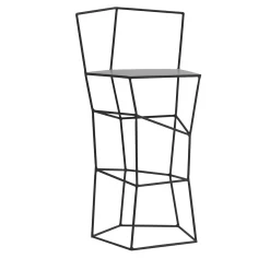Sesia&Co. Outdoor Chairs & Stools<Liquorice Stool with Backrest
