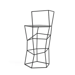 Sesia&Co. Outdoor Chairs & Stools<Liquorice Stool with Backrest